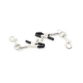 Metal Nipple Clamp With Leash Clips Breast and Nipple Toys